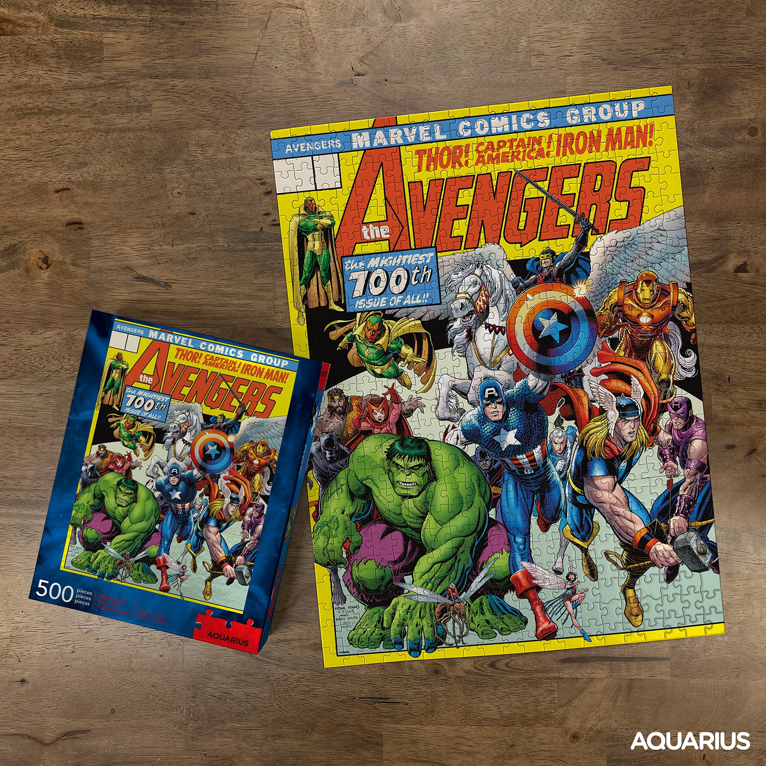 Aquarius Marvel Avengers Cover Puzzle